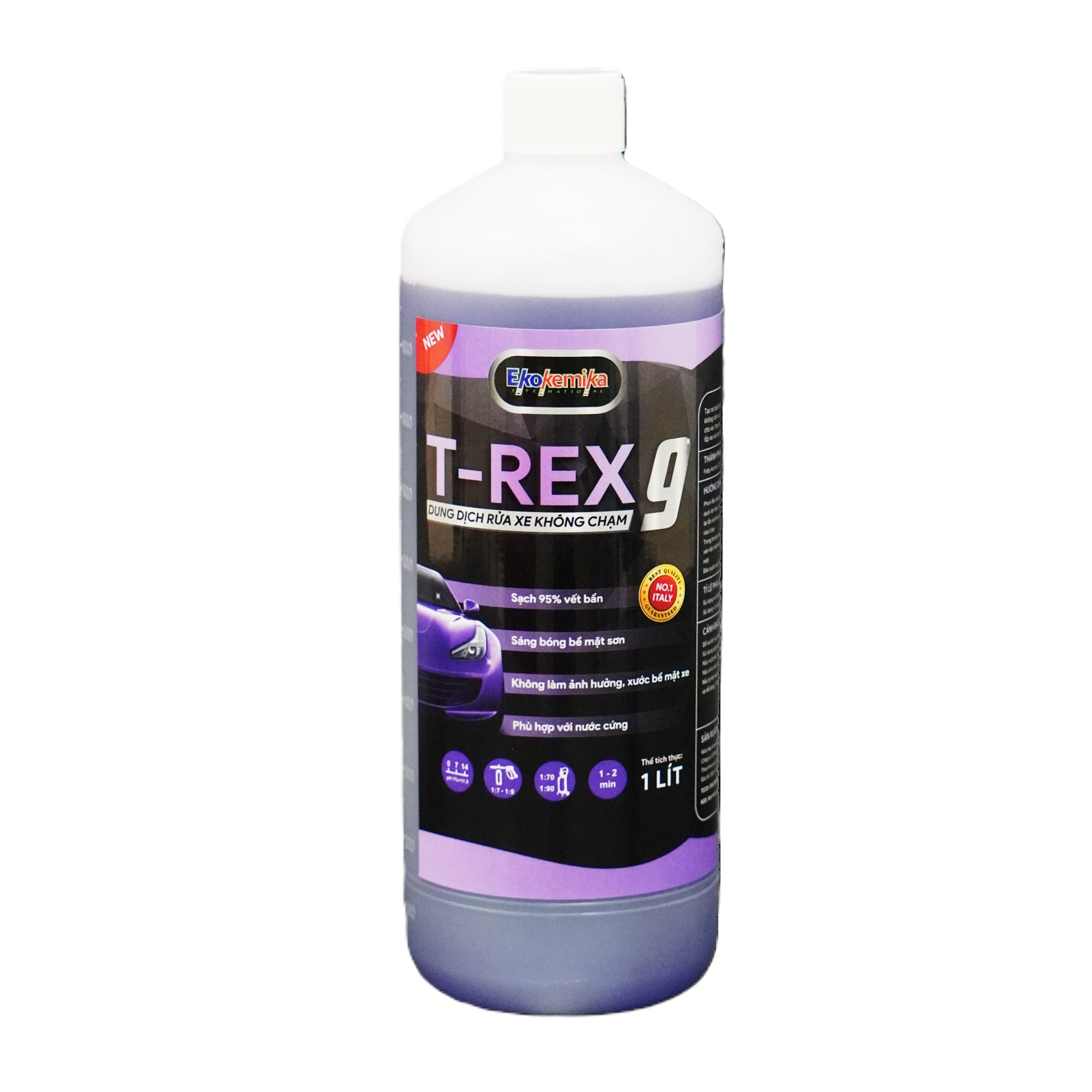 Dung dịch rửa xe không chạm T-Rex 9 can 1L