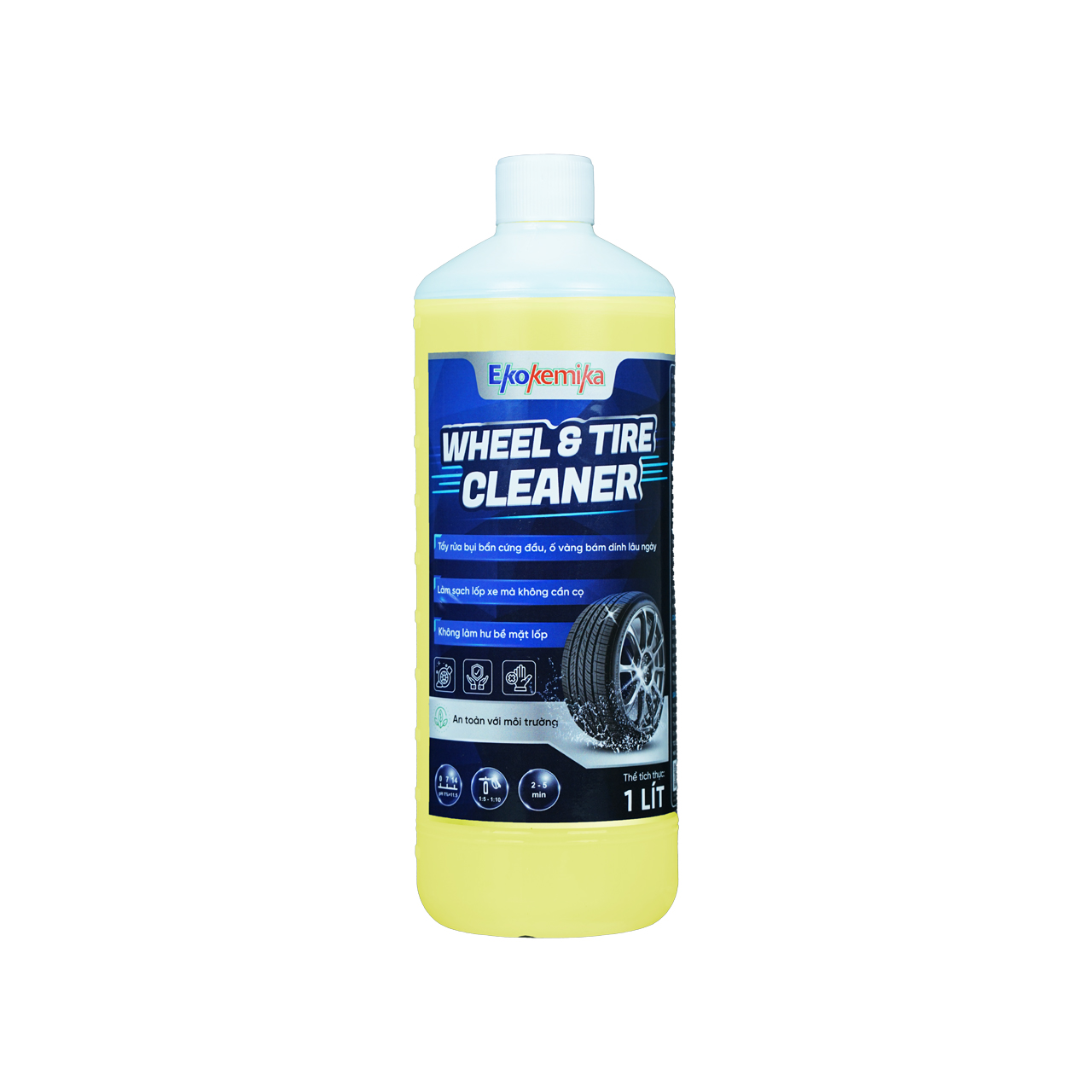 Dung dich tẩy lốp xe Wheel & Tire Cleaner can 1L