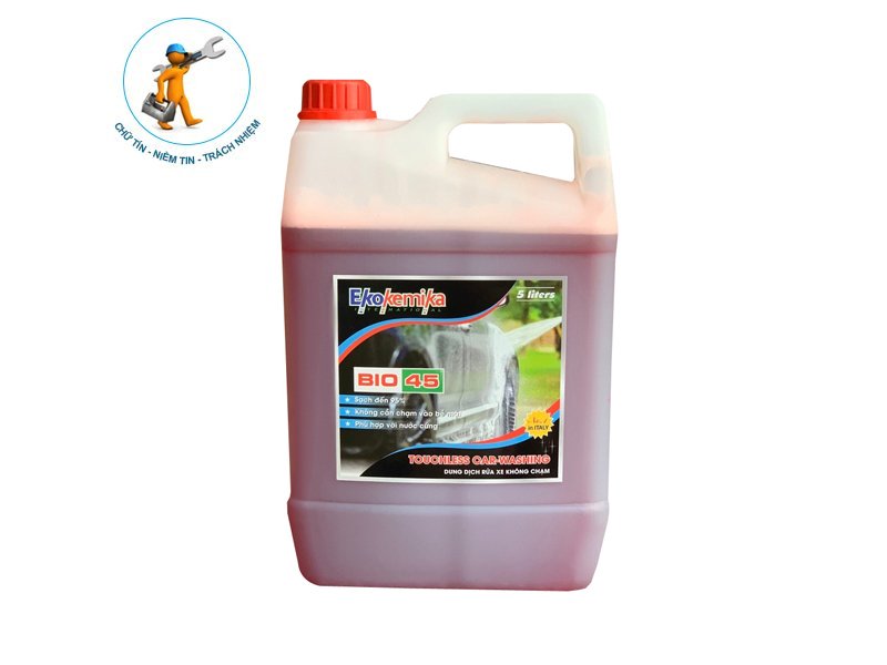 DUNG DỊCH RỬA XE KHÔNG CHẠM CỦA EKOKEMIKA - BIO45 CAN 5L